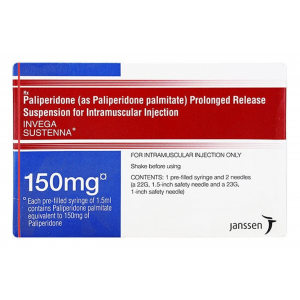 INVEGA SUSTENNA ® 150 MG / 1.5 ML ( PALIPERIDONE PALMITATE ) 1.5 ML INTRAMASCULAR PRE-FILLED SYRINGE